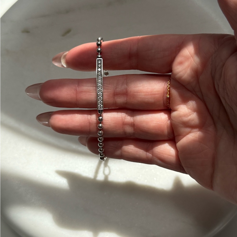 LAGOS diamond beaded bracelet